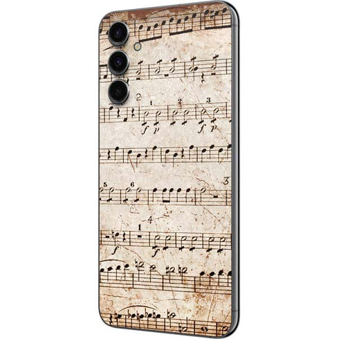 Antique Notes Galaxy A14 5G Skin